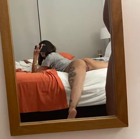 Mirror selfie with my holes