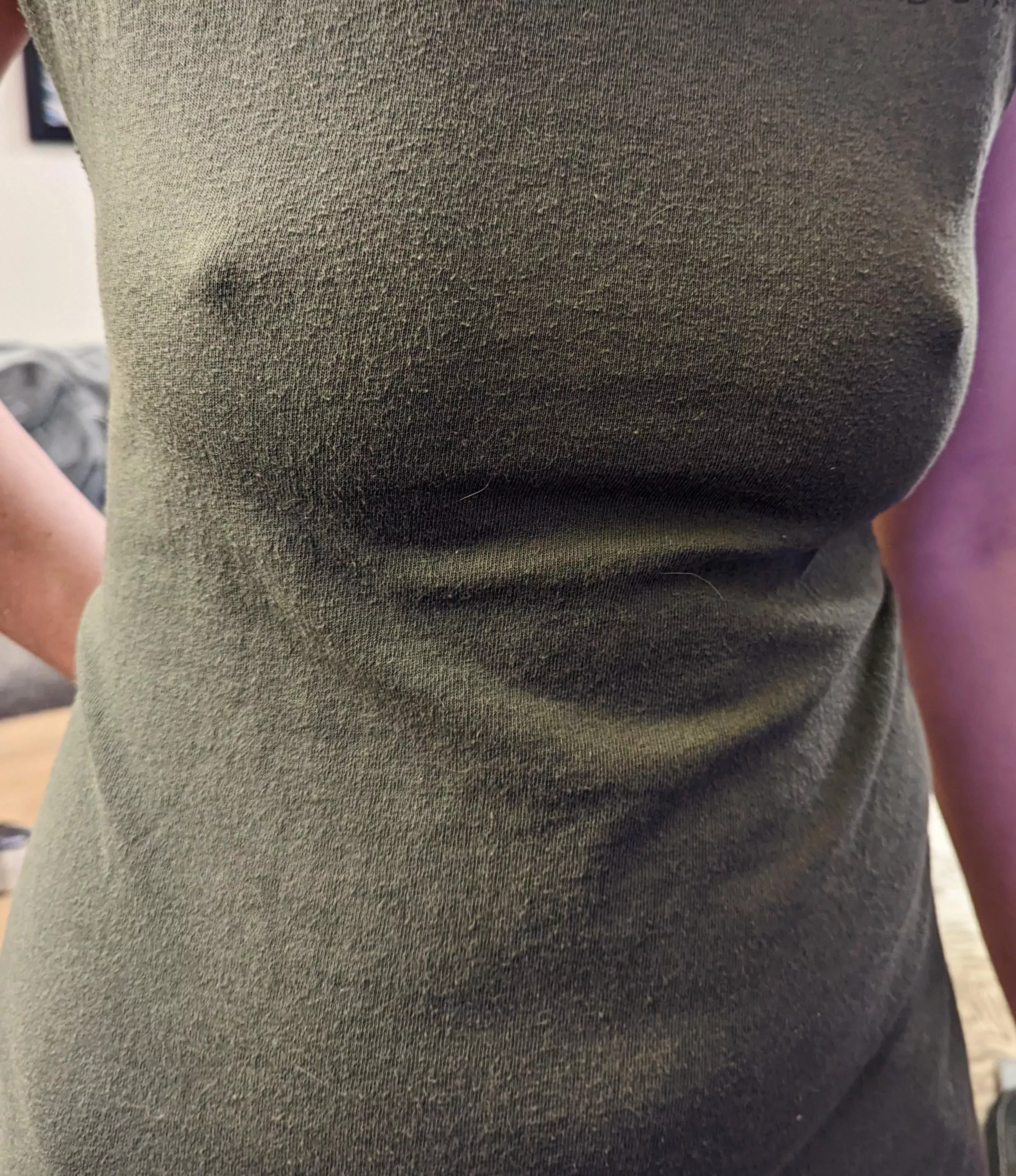 My friends thought I looked a little cold