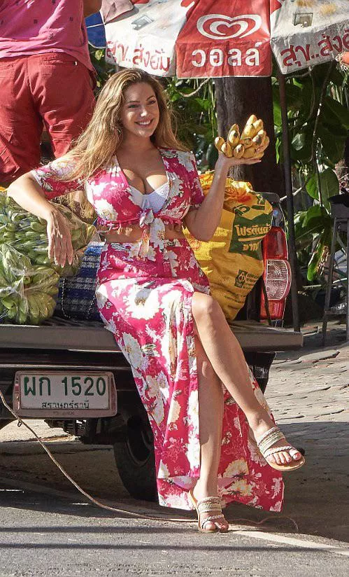 my mom loves playing with fruits