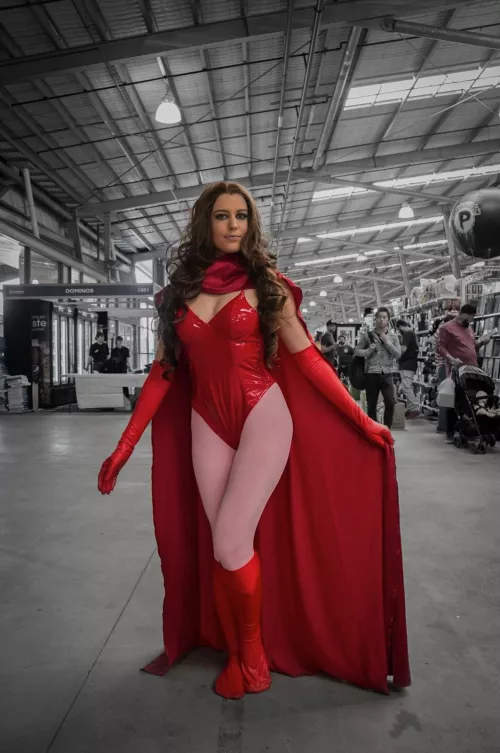My Scarlett Witch, after I’d given up on the headpiece!