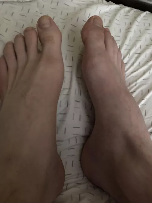 My sis said I have nice feet