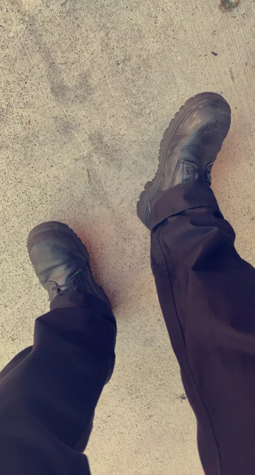 My work boots need a clean, who’s the lucky sub gonna be?