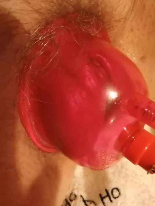 nearly filling the cup