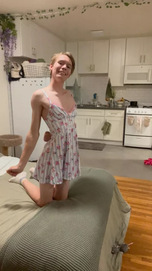 New dress a bit early for spring