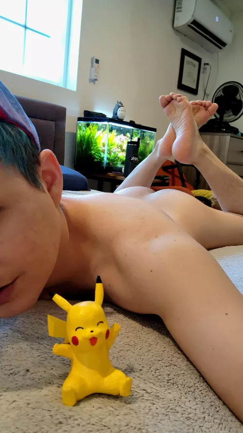 Pikachu wants to watch as you empty your balls inside me 😜💦