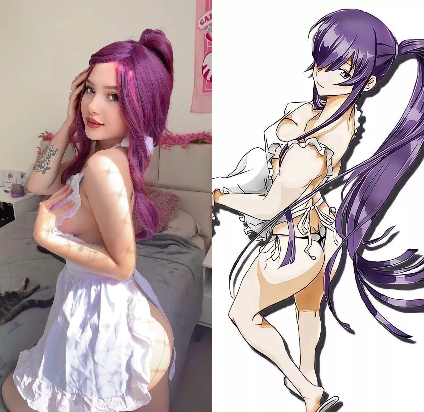 Saeko Busujima cosplay by natashaniquita