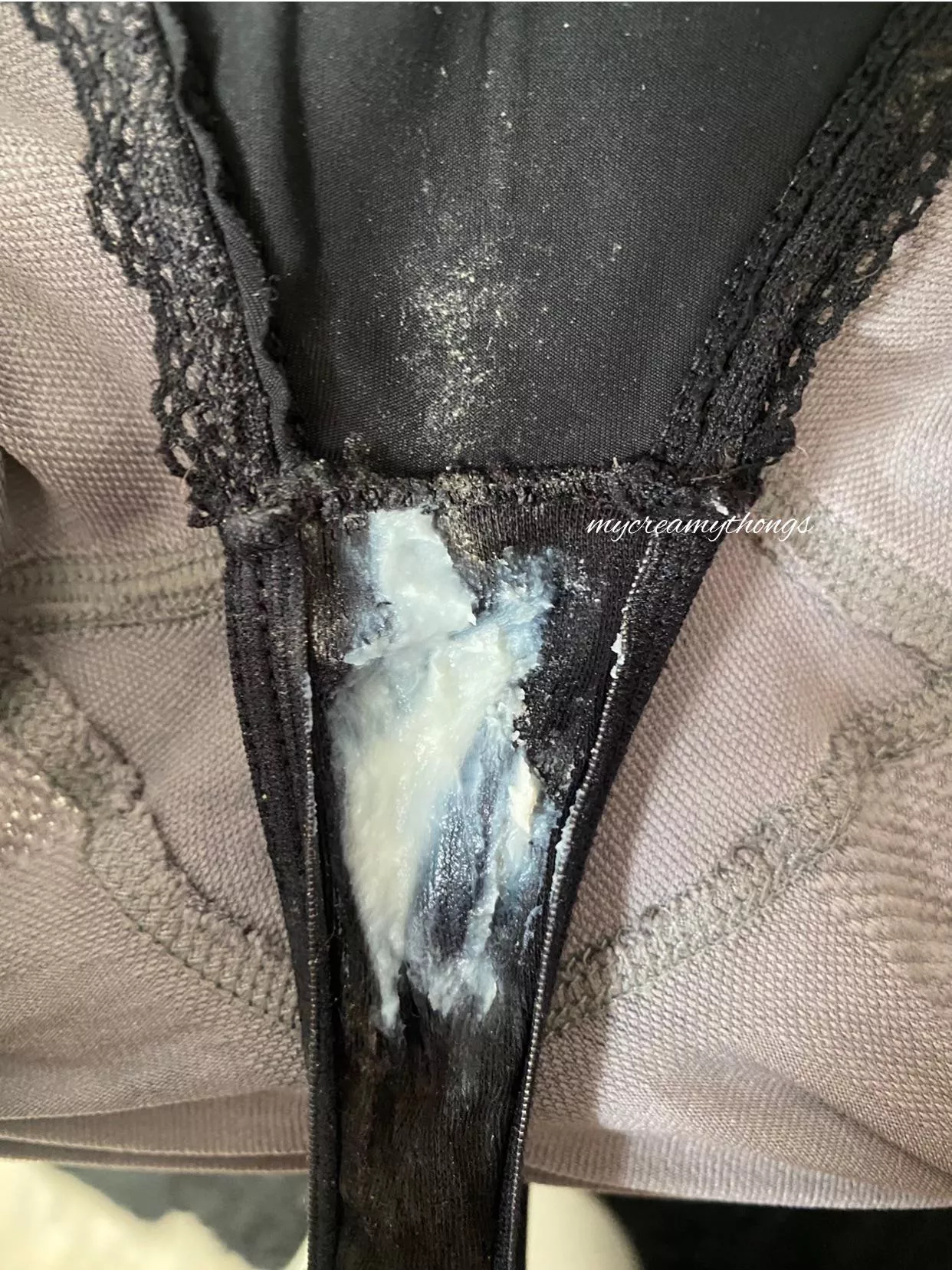 [SELLING] Extra creamy used panties for sale! Add ons available. Message me for prices and more info.