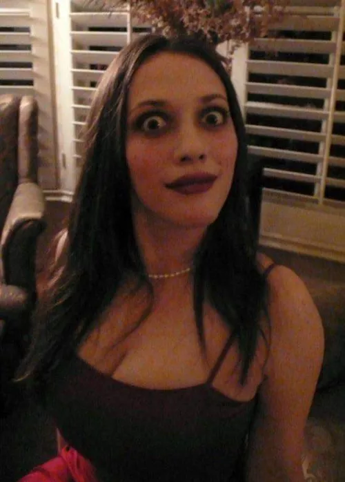 she'd be perfect for The Adam's Family