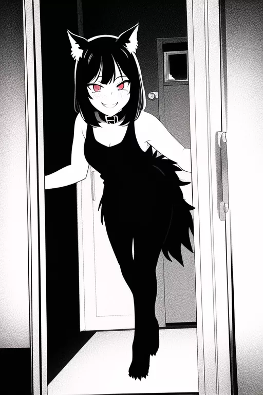 She's inviting you inside