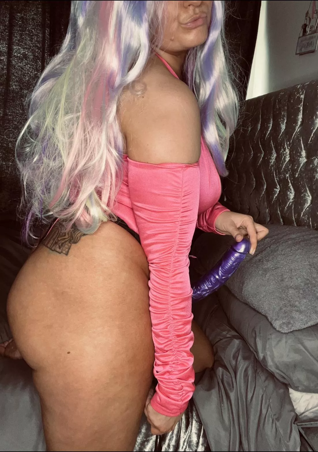 Should sexy mermaid mistress ram this beautiful thing in your mouth or your ass…