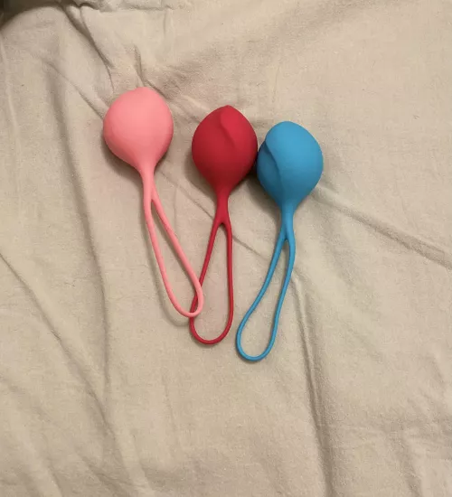 Still too tight for the clutch so now I’m using these weighted balls to train around the house!