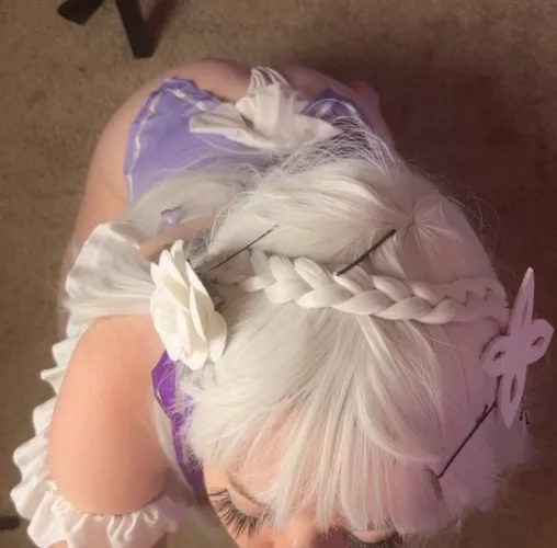 Subaru asked Emilia to taste his mayonnaise