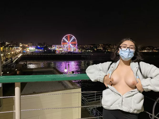 The Los Santos Pier looks much better at night