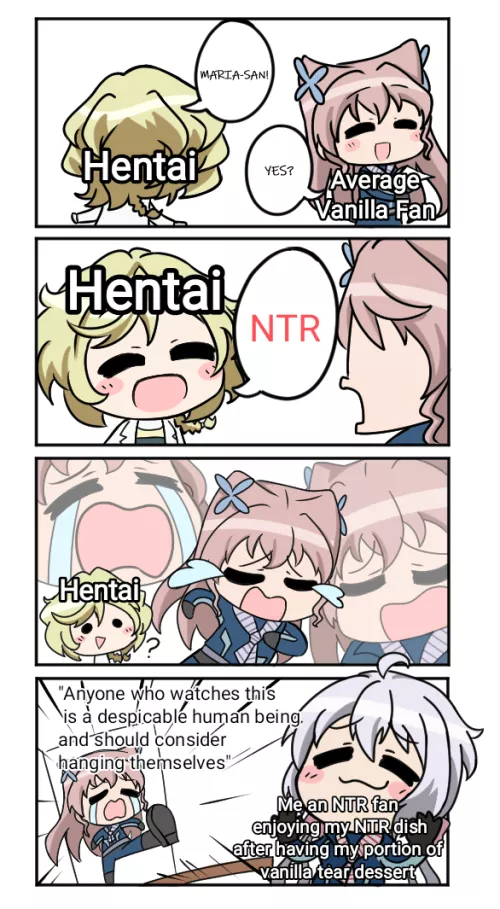 Watching vanilla fans losing their mind over NTR makes my day