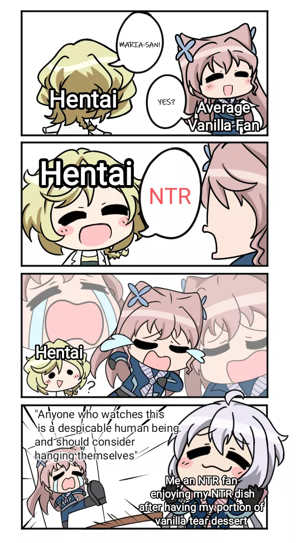 Watching vanilla fans losing their mind over NTR makes my day