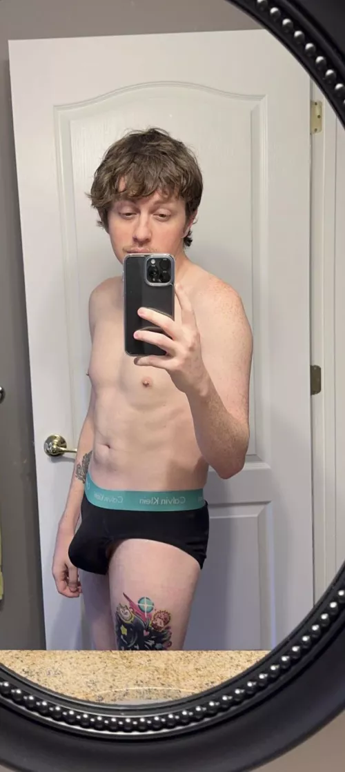 Who else loves walking around the house in just their undies?