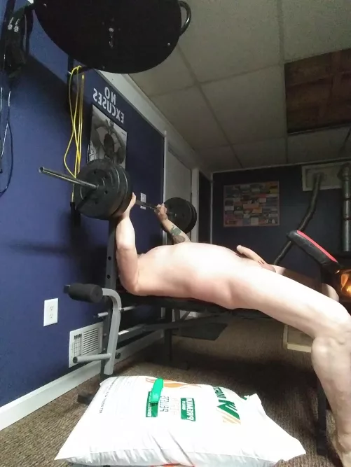 (62) (m) working out from home