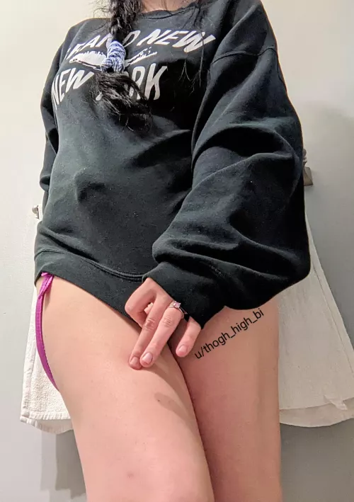 Almost bursting out 😳