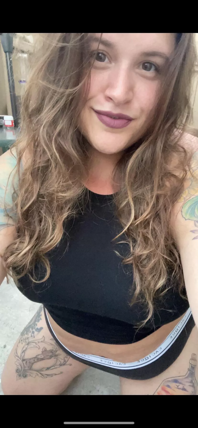 bbw stoner covered in tattoos, let my curves wash your stress away!