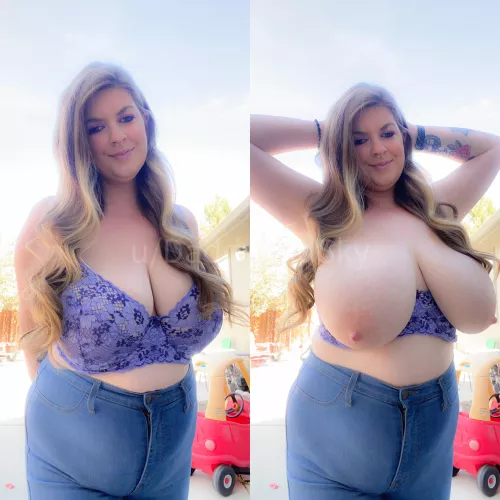 Becoming a mom definitely put some meat on my bones. I hope you don’t mind. 😝😏