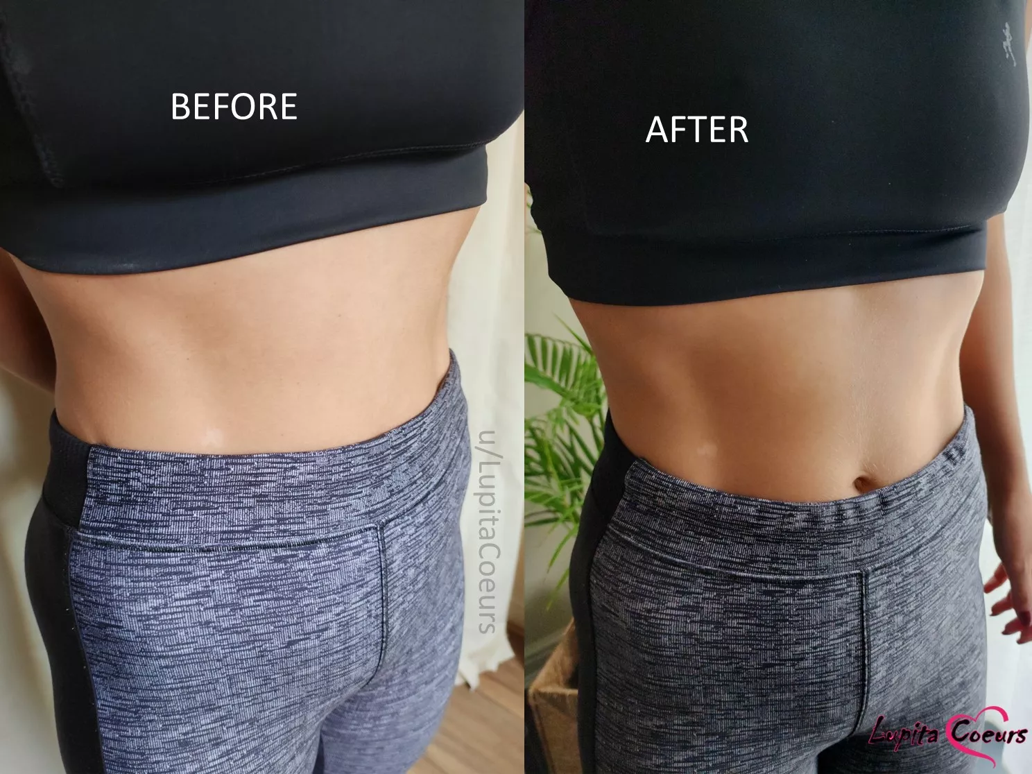 😲Before and after my yoga session😲