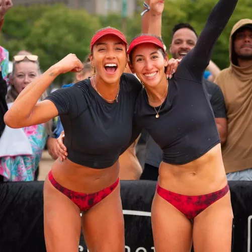 Brandie Wilkerson & Melissa Paredes - Canadian Beach Volleyball Players