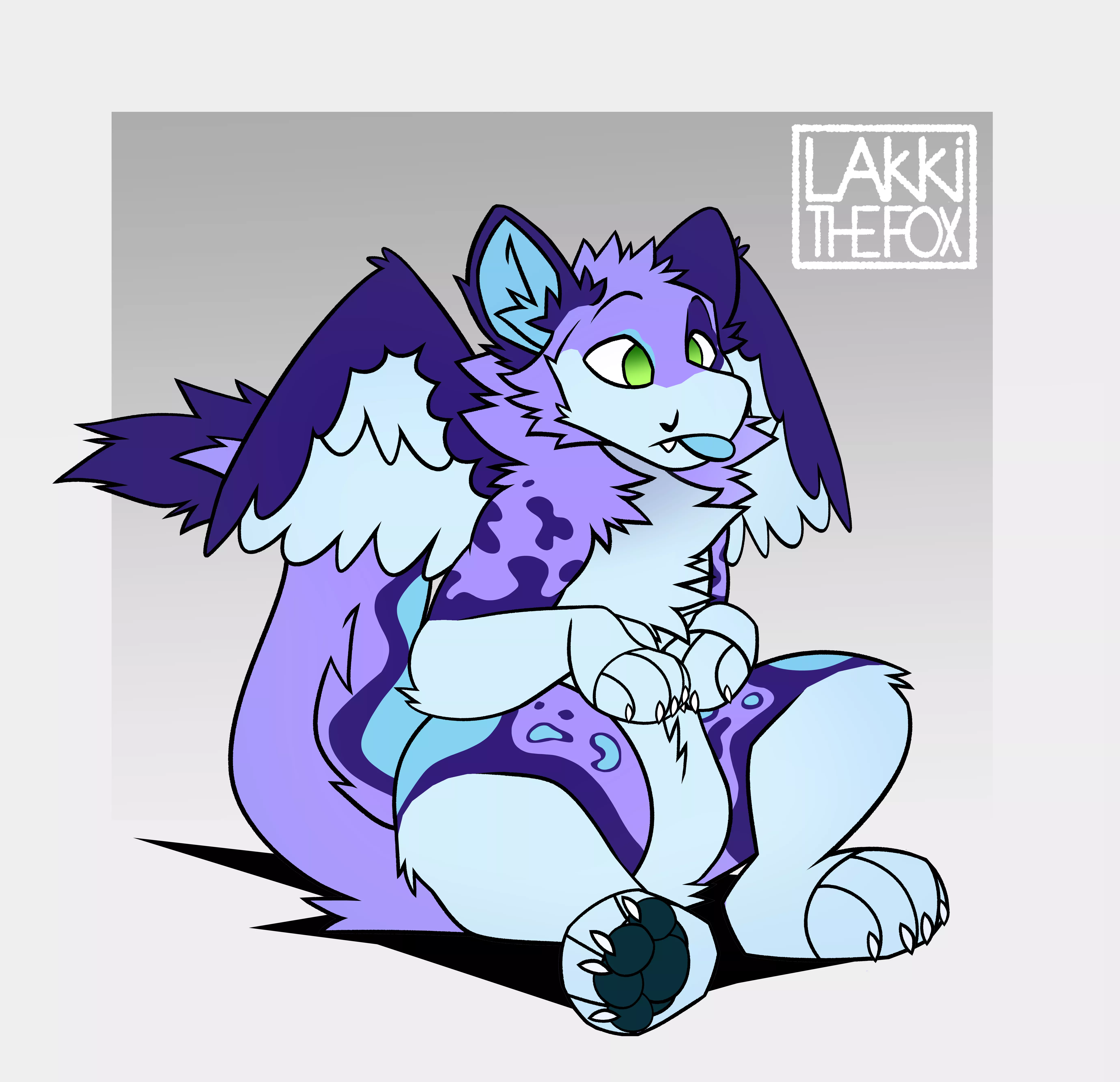 Confused derg ⁉️(Art by @LakkiTheFox)