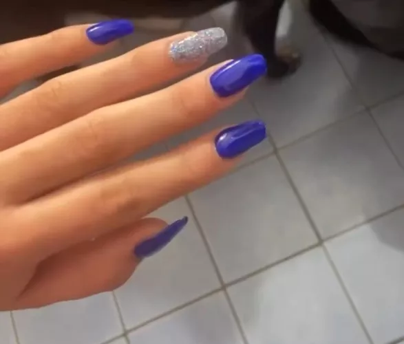 cum cock trib my nails