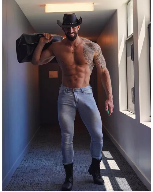 Daddy's home and happy to see you...