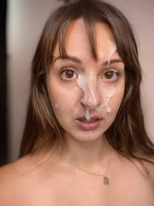 Do I look cute covered in cum?