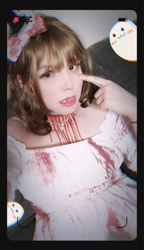 DO NOT repost or I will climb out of your mirror at 3am🎃