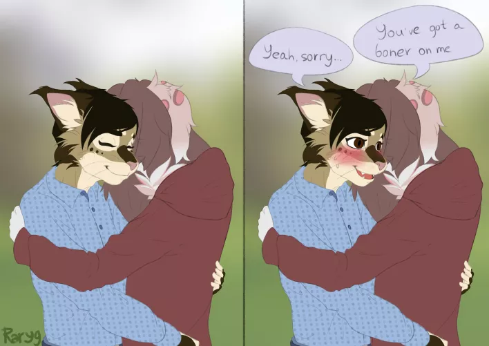 Embarassing hugs (art by me) ((will draw for food))