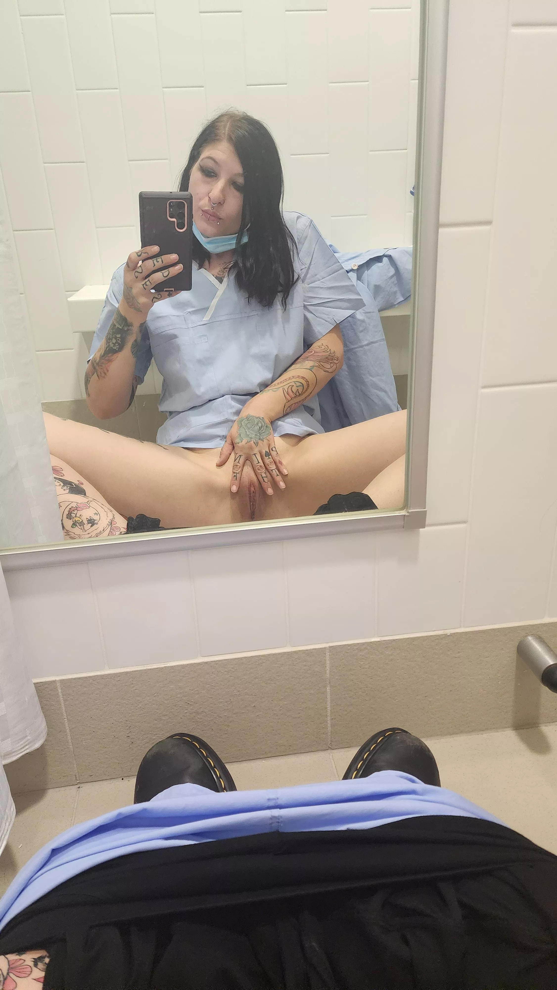 even better then a goth slut? a goth slut nurse !