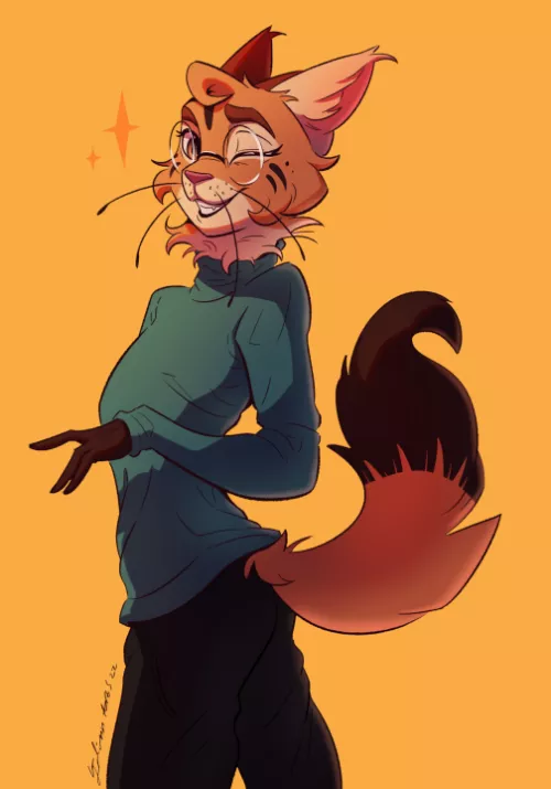 Floofeh :3 - Art by me 🍪 (@ArtsGalinn on Twitter)