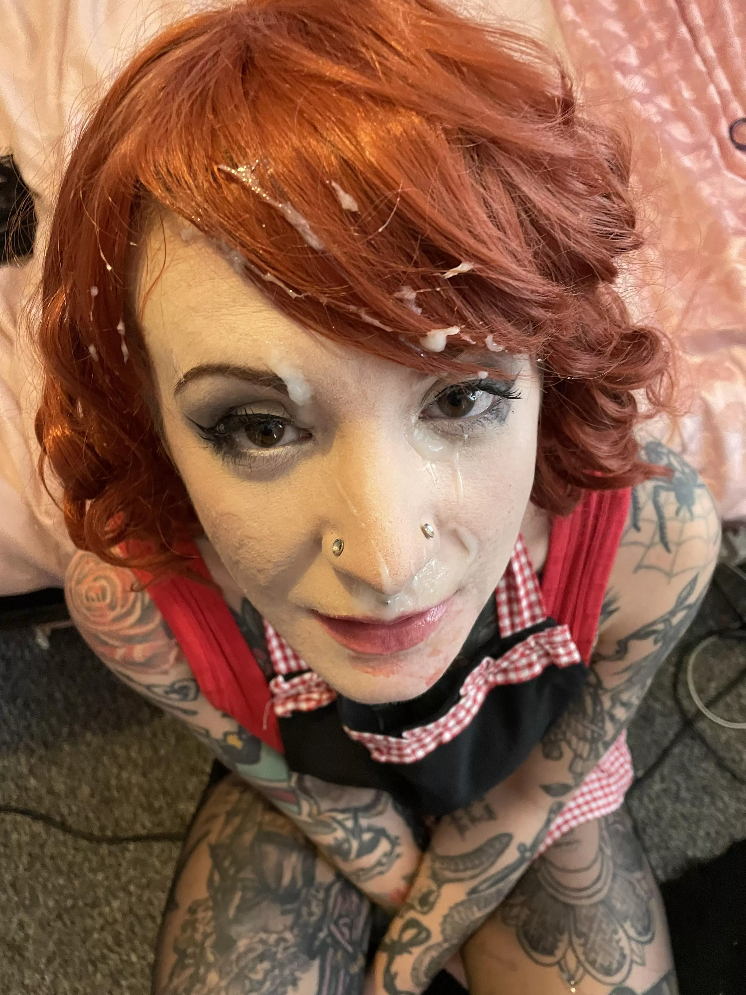 Good job I’m wearing this apron because he wants to go for round 2