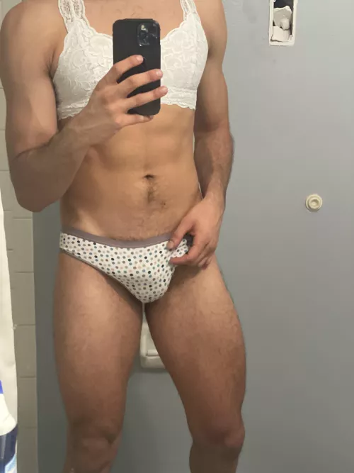 I love my bralette and panties