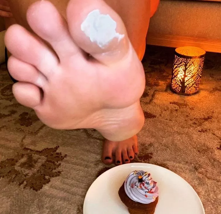 If I put my foot in your face will you lick the icing off?