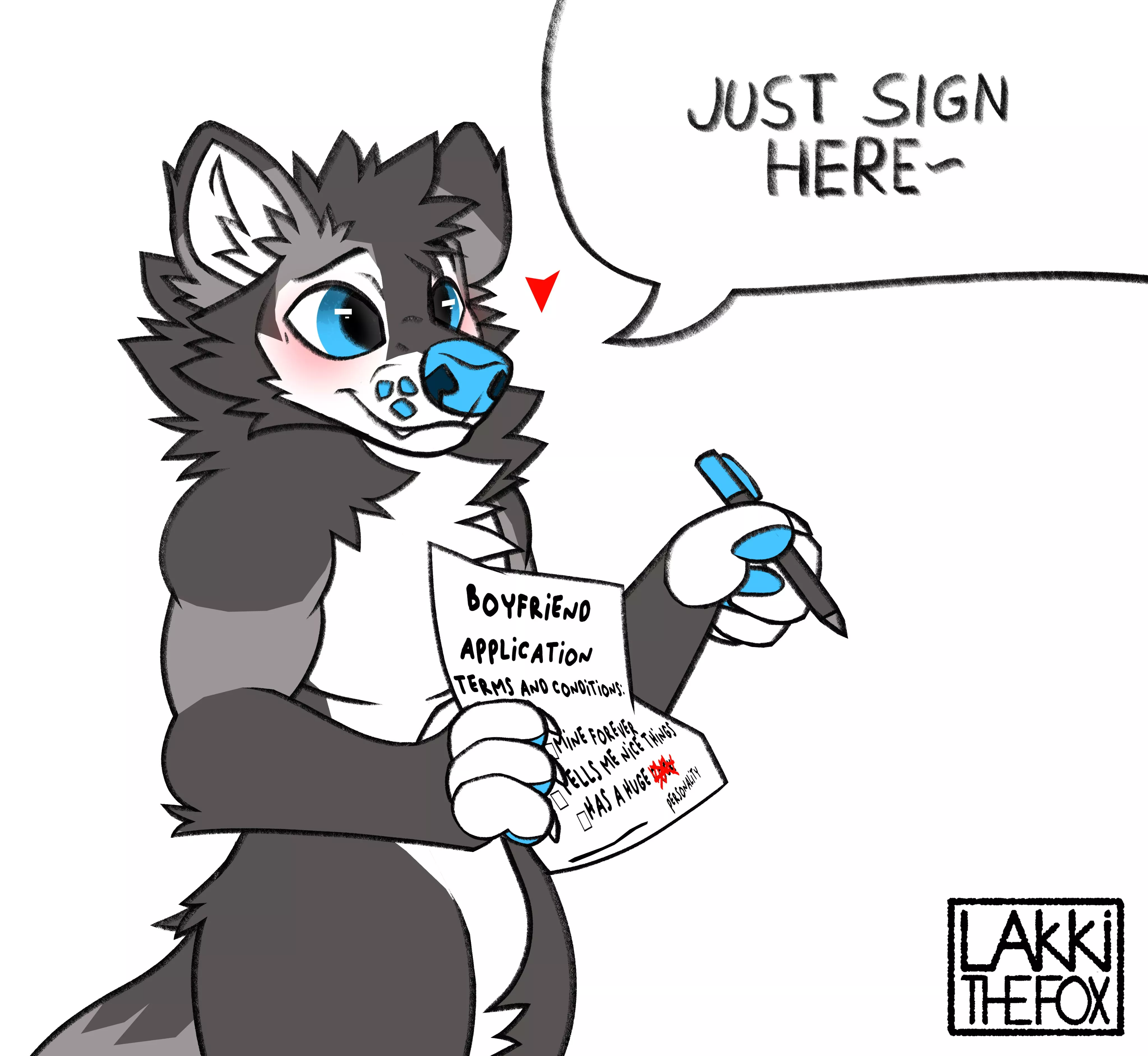 Important documents (Art by @LakkiTheFox)