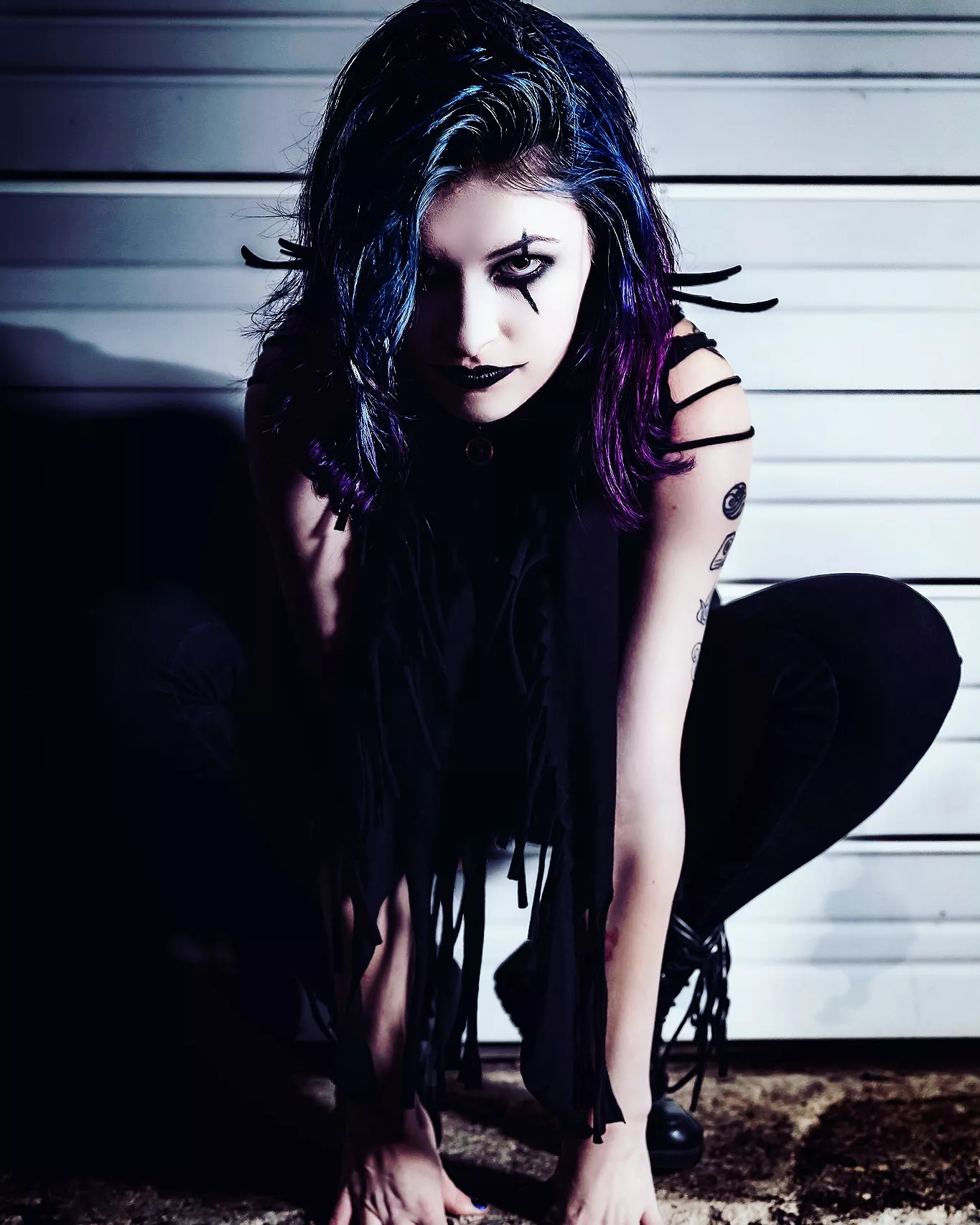 Kit Carter as Eric Draven/The Crow, shot by FightGuyPhoto