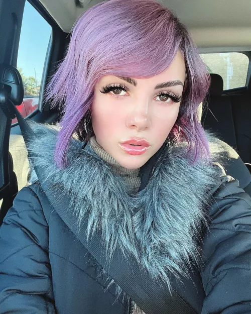 lavender locks with lick me vibes 💦