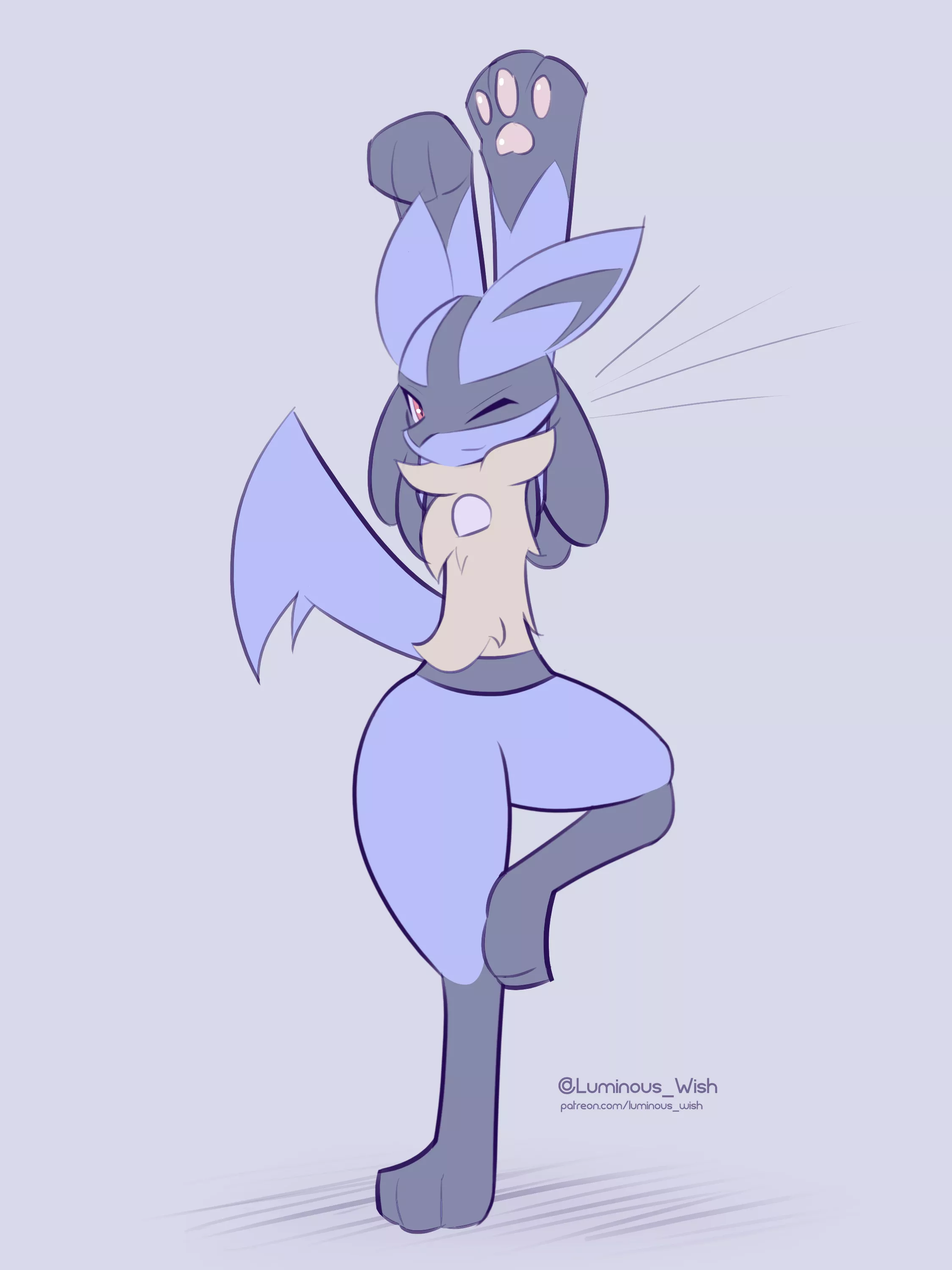 Lucari-yoga | Art by me, @Luminous_Wish