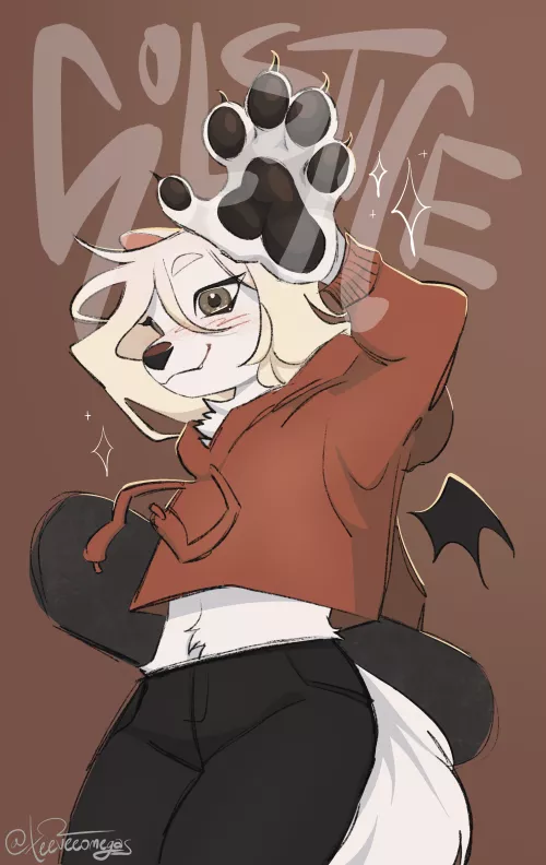 made a new sona today <33 calling her solstice!! art by me, comms open:3