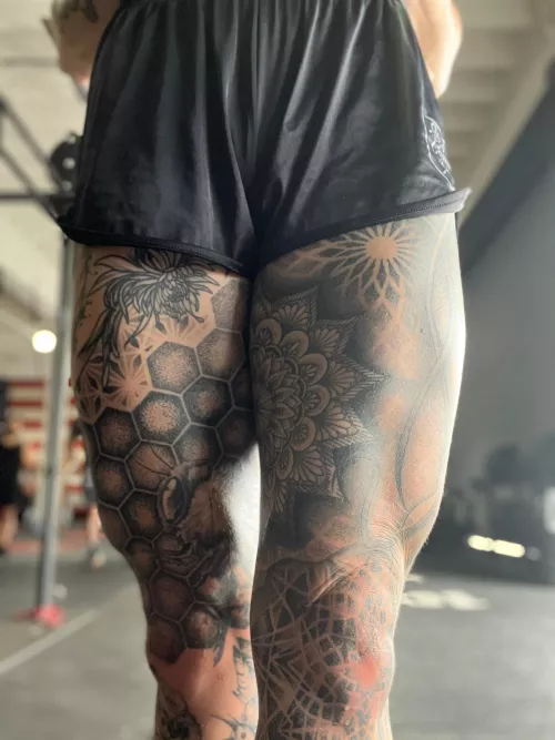 My mildly fuzzy legs