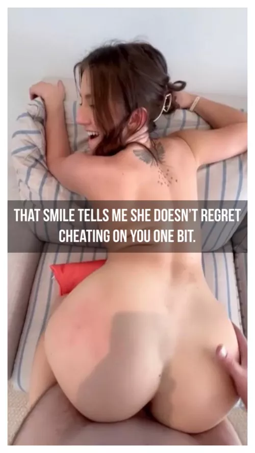 Not even the slightest bit of regret.