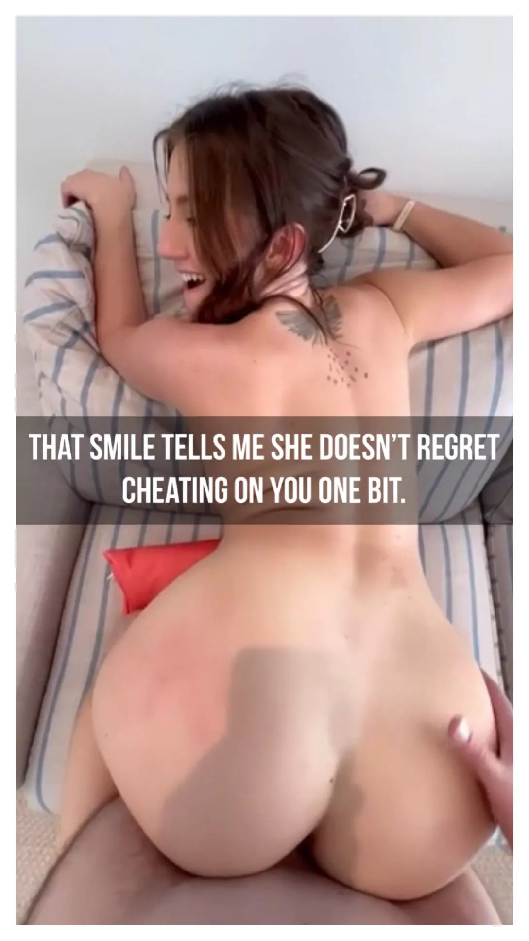 Not even the slightest bit of regret.