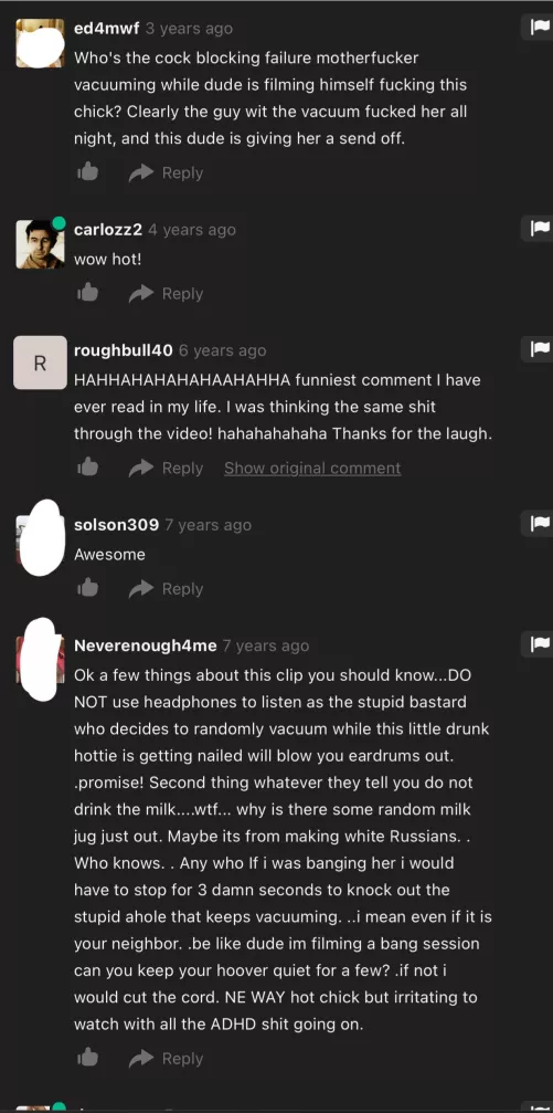 Not PH but the comments had me rolling.