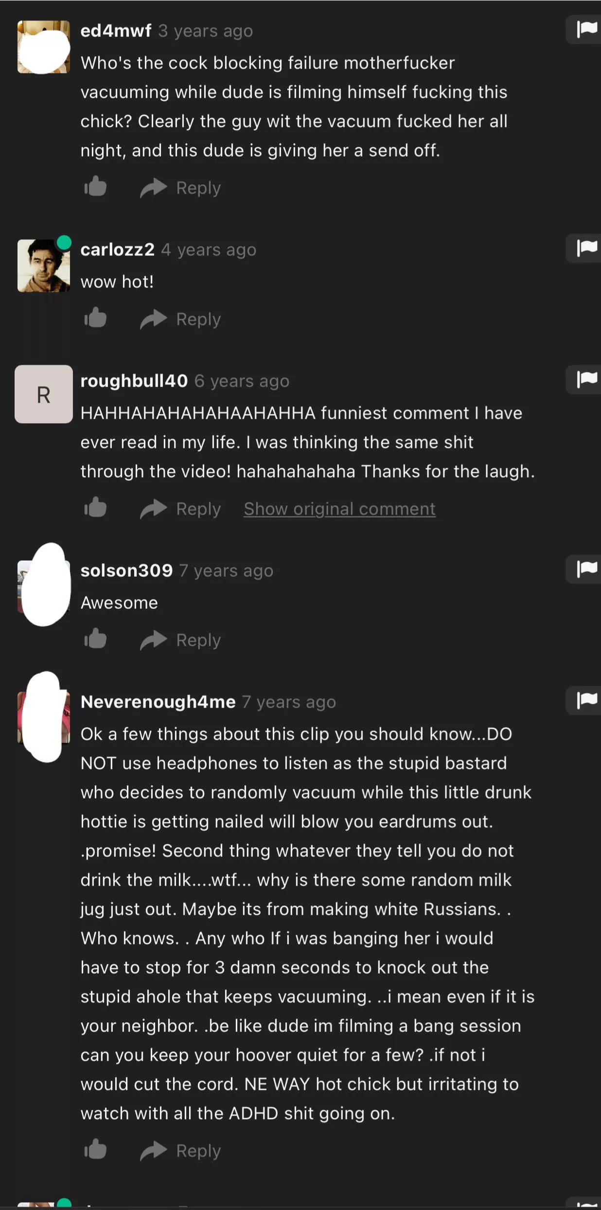 Not PH but the comments had me rolling.