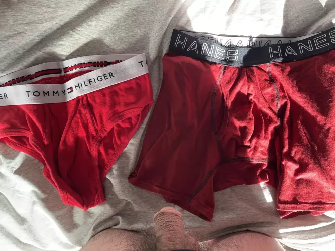 Not sure what kind of underwear mood I’m in today