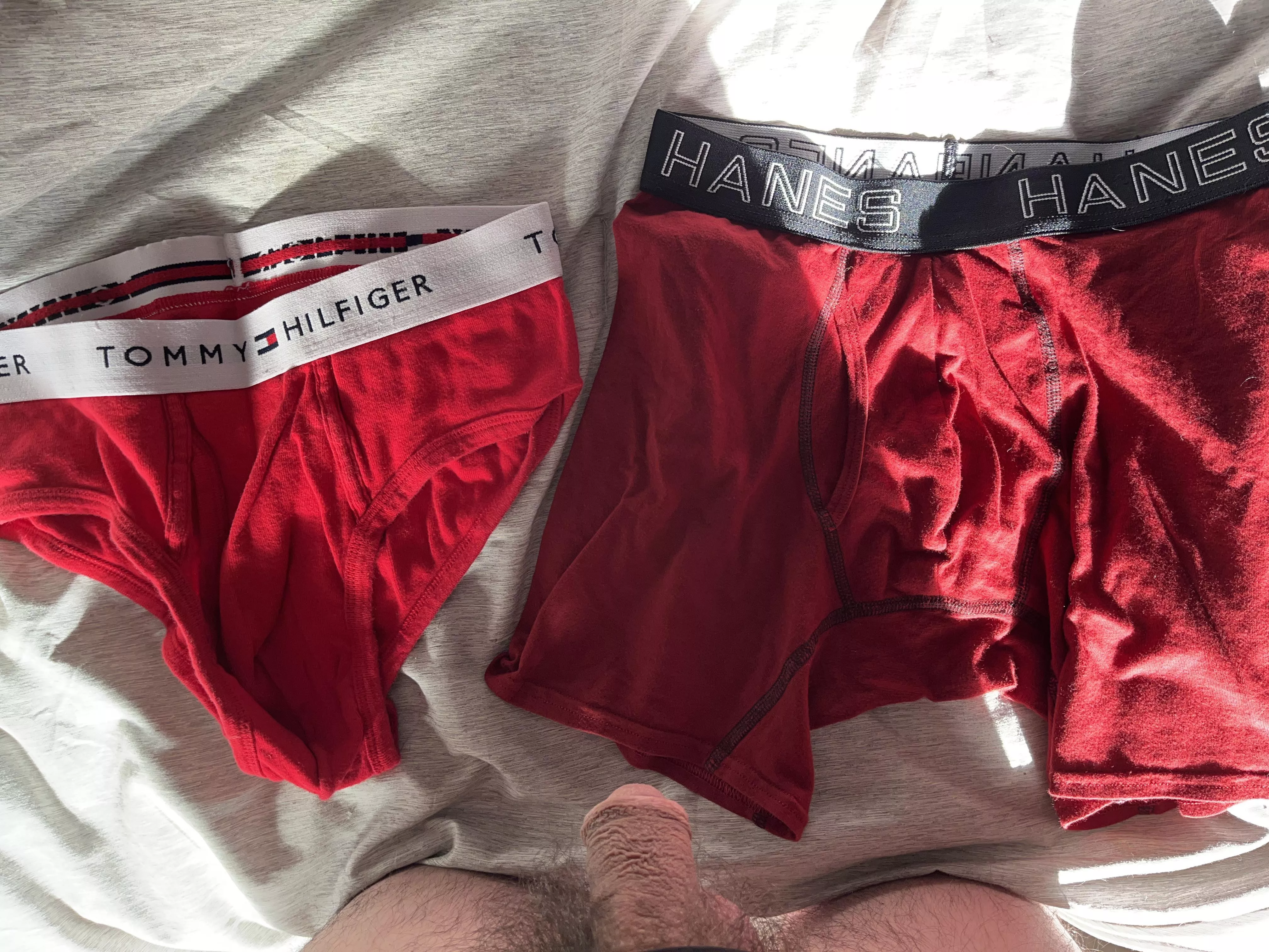 Not sure what kind of underwear mood I’m in today