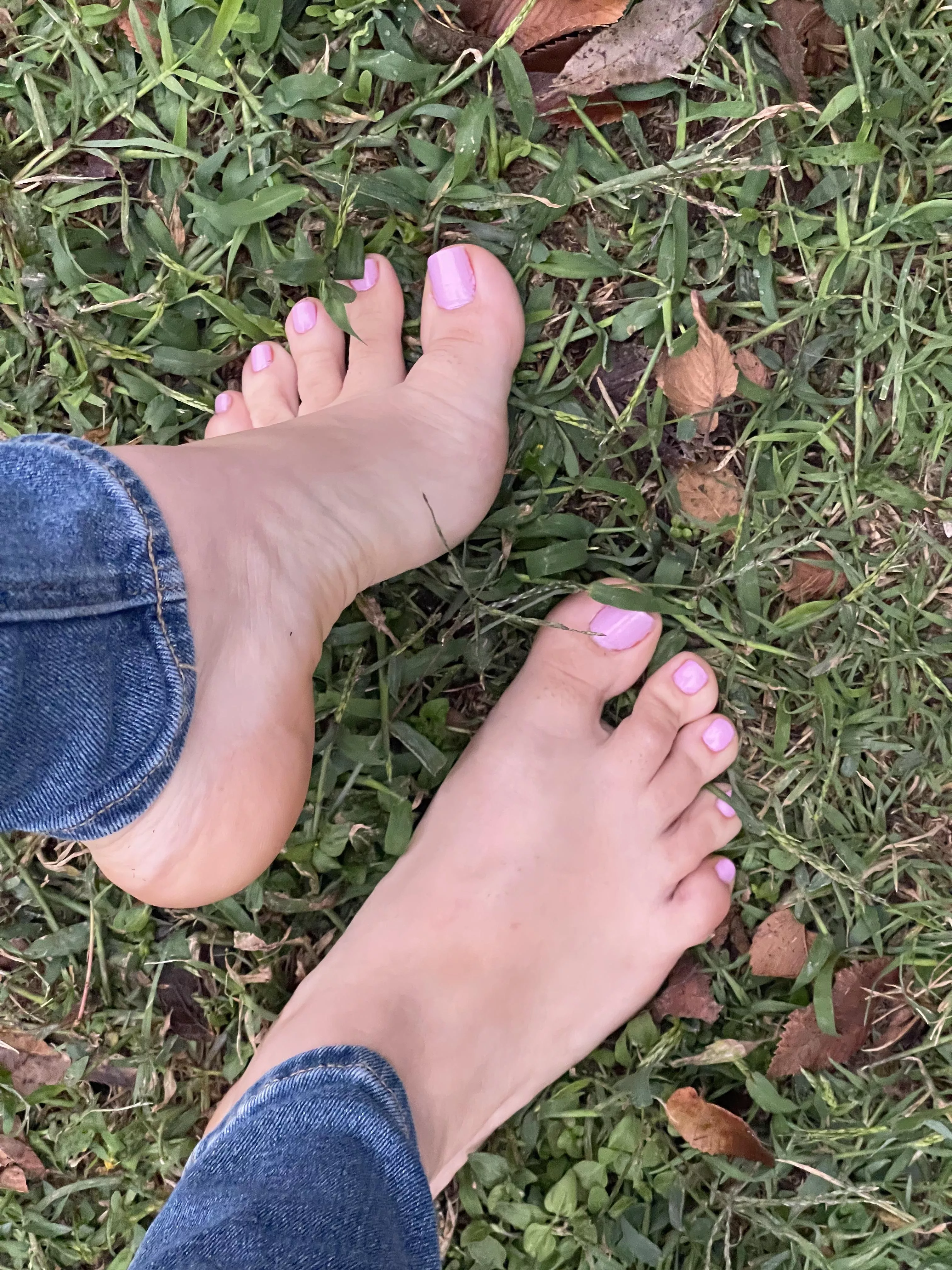 Outside early this morning before the rain hit. This lighting was perfect.